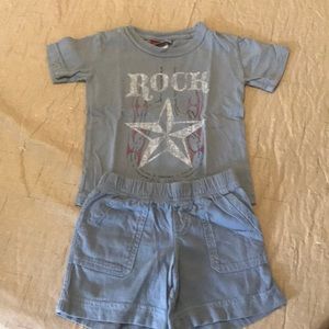 City Threads 2pc boys outfit size 12/18 mth